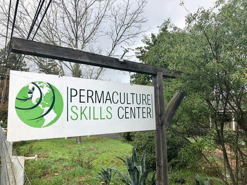 Permaculture Skills Center sign