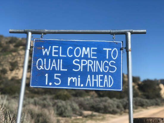 Quail Springs welcom sign