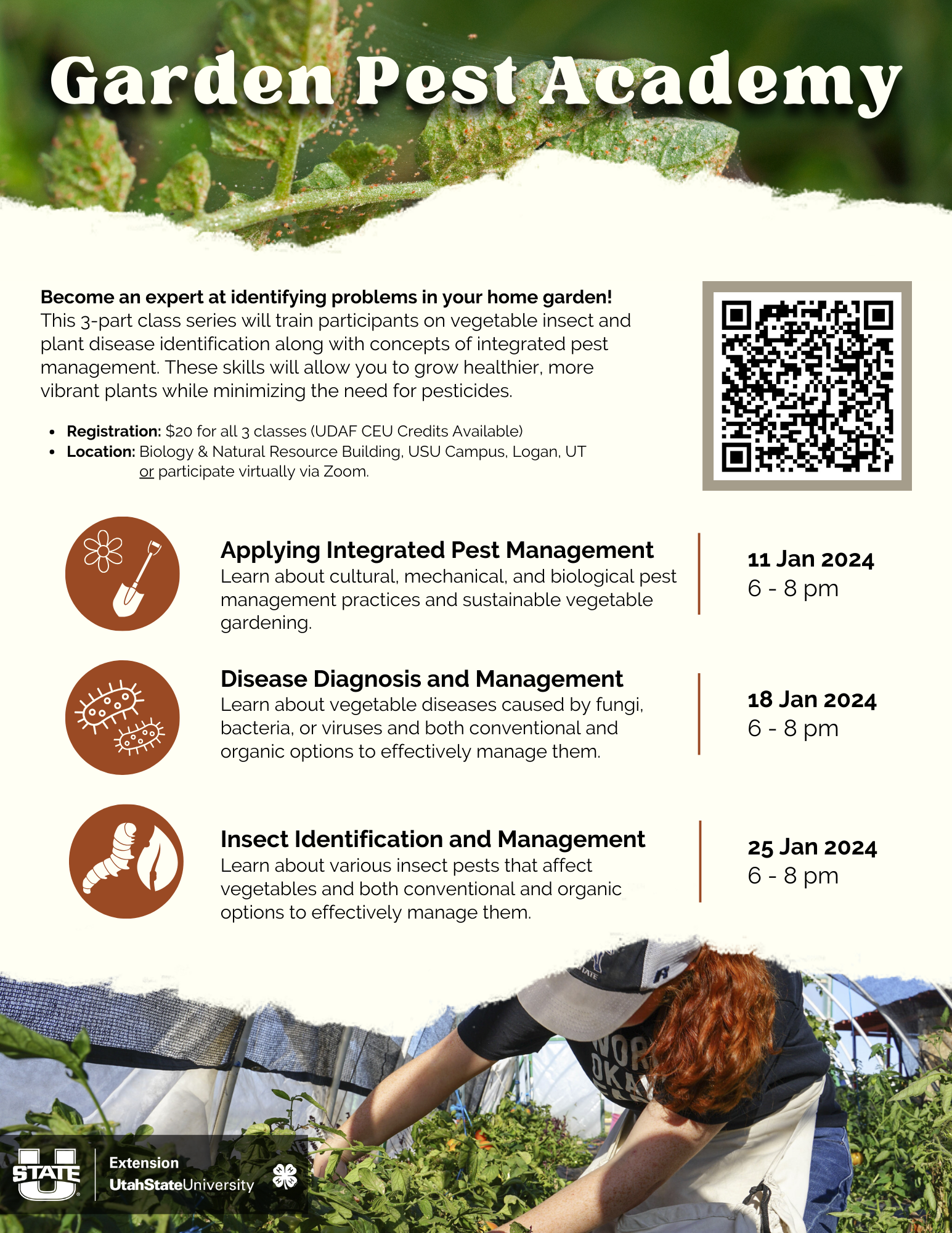 Garden Pest Academy Flyer