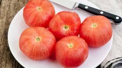 Blanched Tomatoes