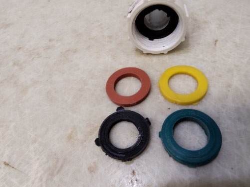 Various pipe gaskets