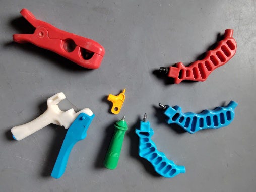 Variety of tools to punch holes