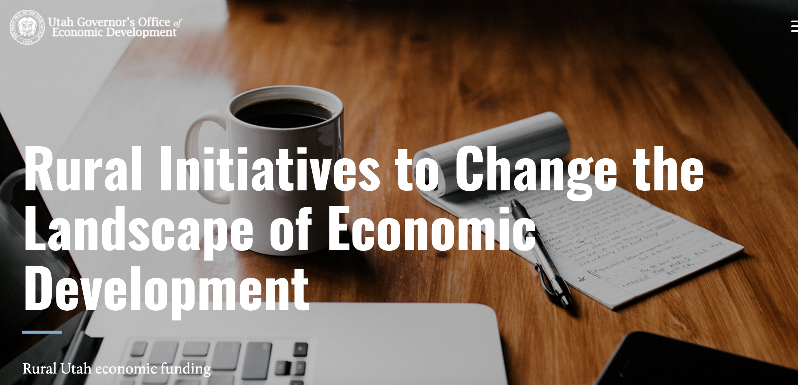 Rural initiatives to change the landscape of economic development