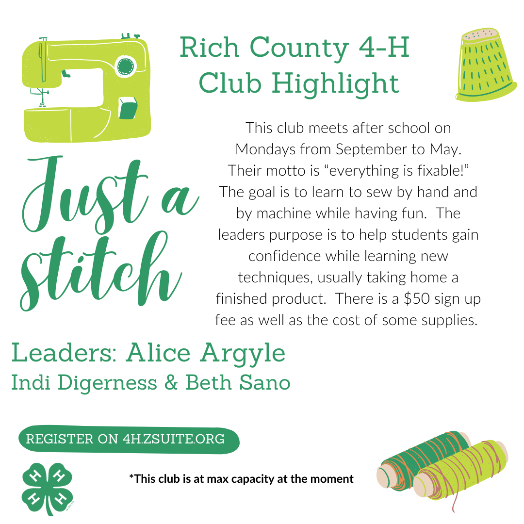 just a stitch club info