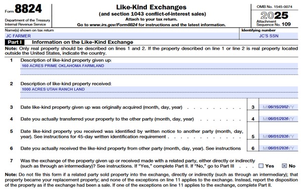 Form 8824 example