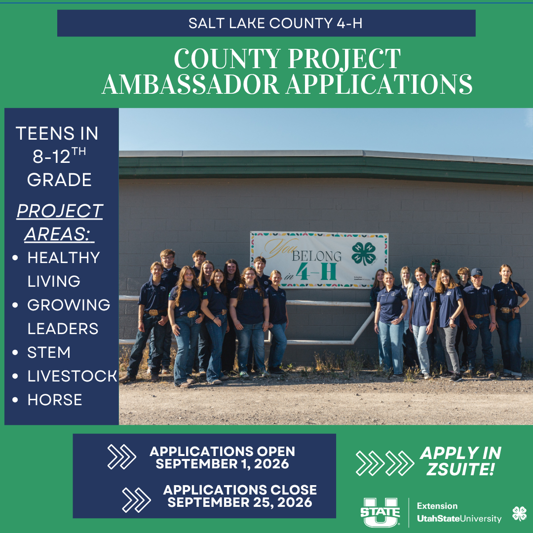 Project Ambassador Applications due