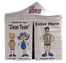 Wyoming's Clean Team Tent