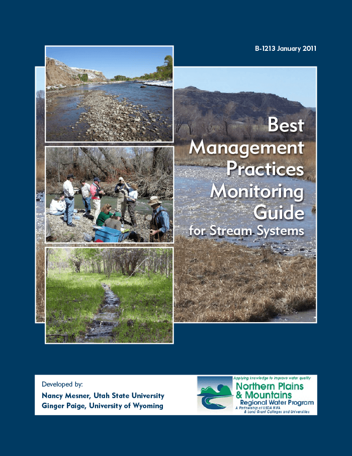 Best Management Practices Monitoring Guide for Stream Systems