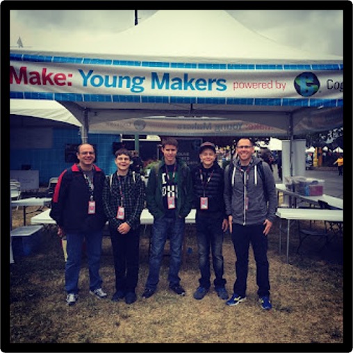 Paul standing with a group of friends