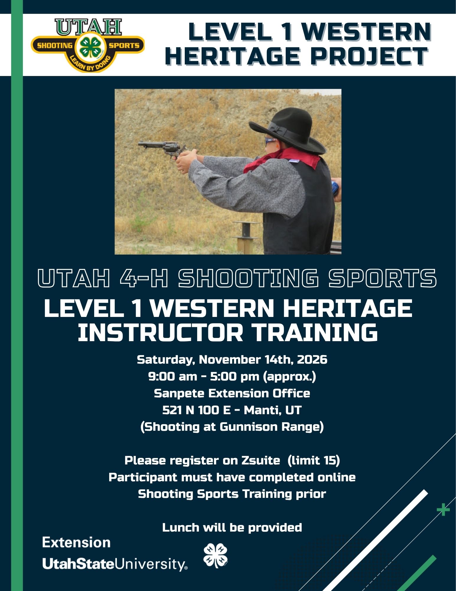 Level 1 Wester Heritage Project Instructor Training on November 14, 2026