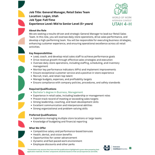 Interview prep for teens in Utah