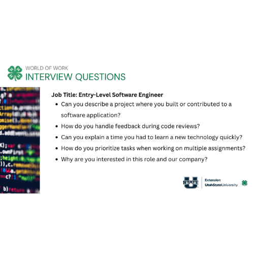 Interview prep for teens in Utah