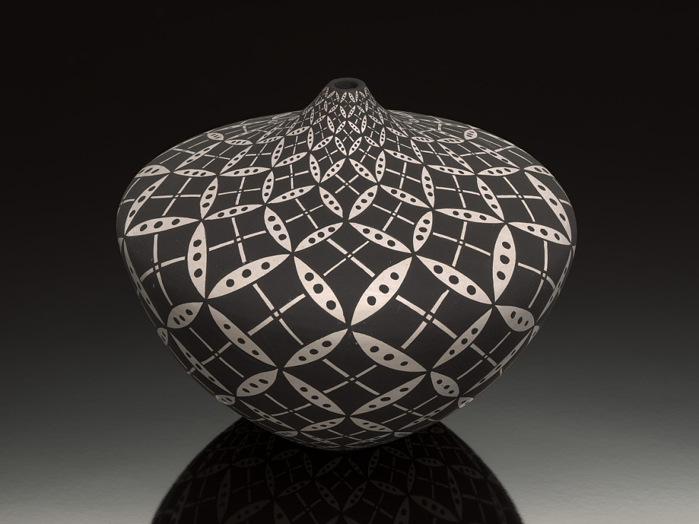 A decorative pot 