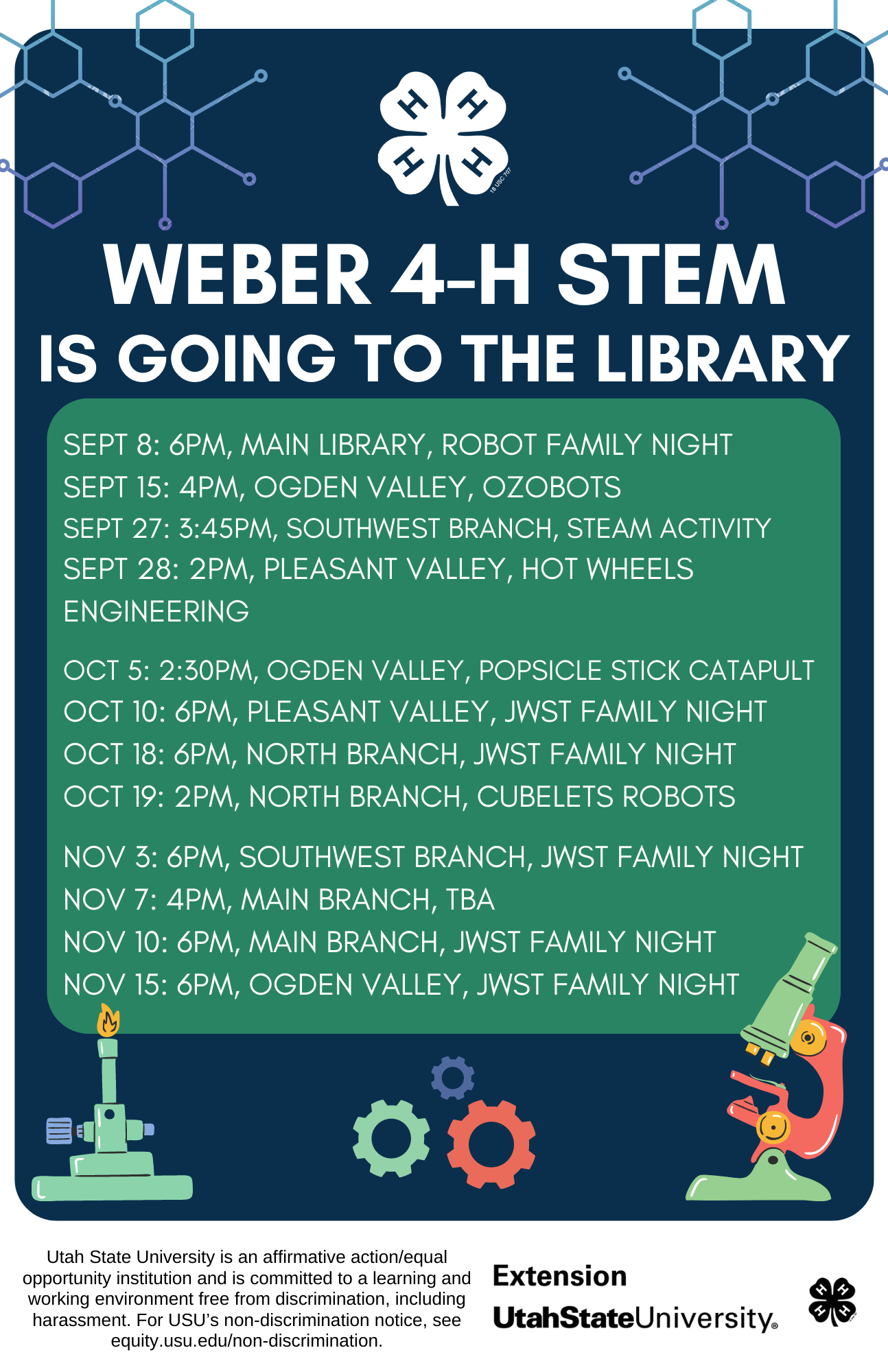 STEM Fall Library Classes