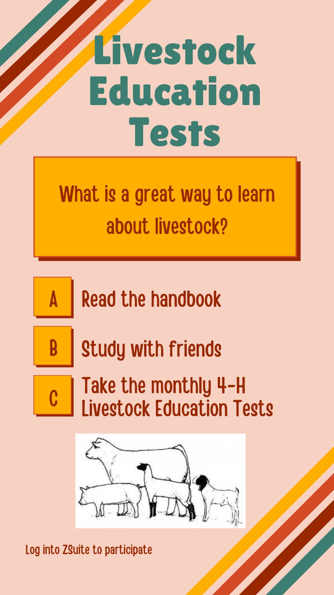Livestock Education Tests