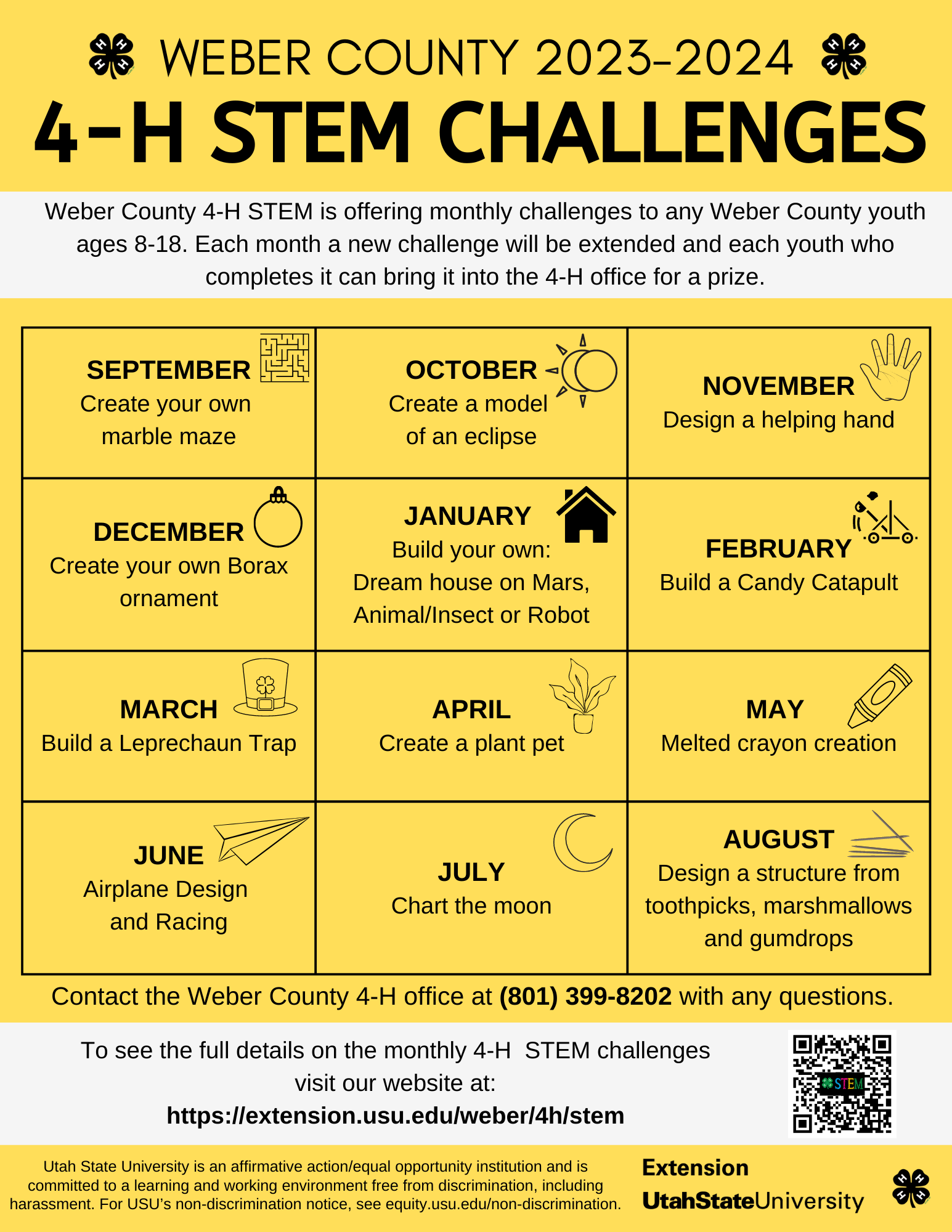 Monthly STEM Challenges