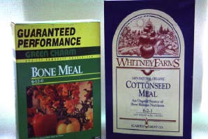 Common organic fertilizer products